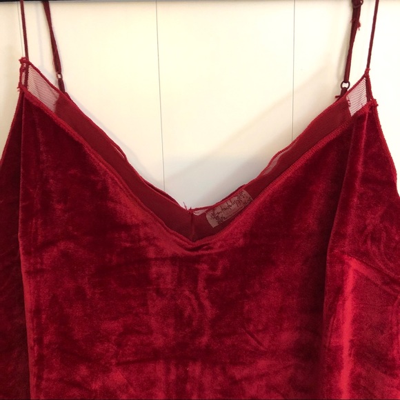 Free People | Red Velvet intimate tank - Picture 4 of 6